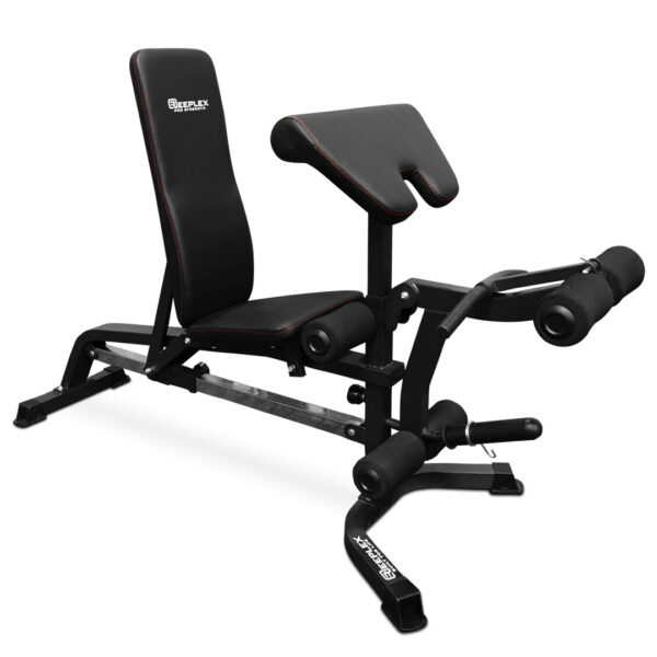 adjustable bench with leg curl - hamstring curl