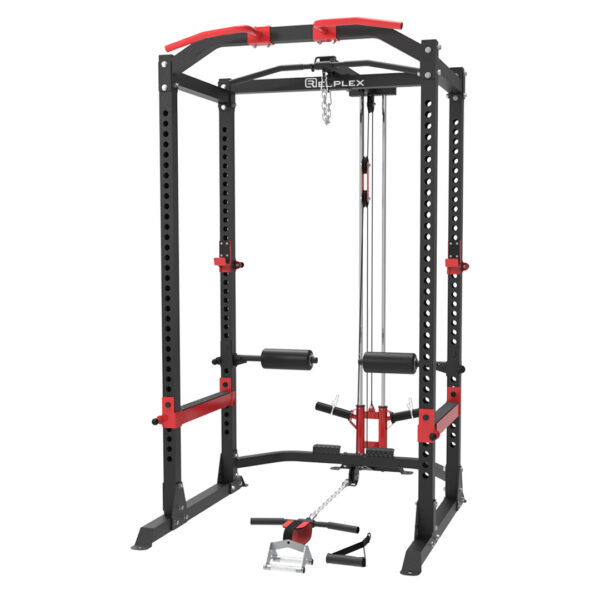 reeplex Power Rack with Lat Pulldown & Seated Row